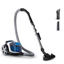 Philips Aspiradora PowerPro FC9332/09 sin Bolsa, 900W, Filtro Antialérgico H13, Cilíndrica Compacta, Clase A