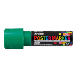 Artline Rotulador EPP-30 Punta Rectangular 30 mm para Carteles Color Verde
