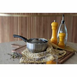 Menastyl 6020240 Cacerola de Acero Inoxidable 14 cm, compatible con Inducción y todo tipo de fuegos