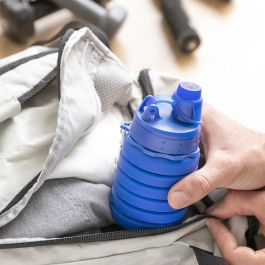 Inde Botella Plegable de Silicona Bentle Innovagoods - 6 x 13.5 x 6 cm (12 Unidades)