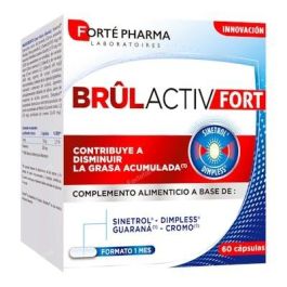Forté Pharma BRÚLACTIV FORT Complemento Alimenticio para Control y Pérdida de Peso con Sinetrol, Dimpless, Guaraná, Cromo 60 Cápsulas Precio: 36.4999998. SKU: B18P6P8KGZ