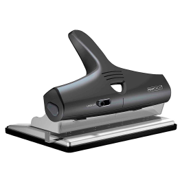 Rapesco ALU 95 Taladrador Metálico Negro Ajustable 2, 3 o 4 Taladros Capacidad 32 Hojas