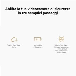 Xiaomi CW300 Cámara de Seguridad IP Interior y Exterior Inalámbrico y Cableado 2560 x 1440 Píxeles Torreta Blanco