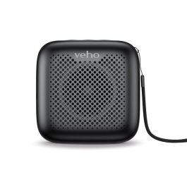 Veho The MZ-4 is a compact yet powerful 5W portable wireless speaker. The MZ4 has TWS so you can pair with another MZ4 speaker and has a built-in mic for speakerphone functionality.