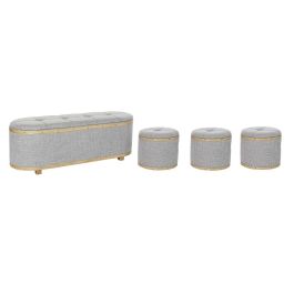 Descalzadora Scandi DKD Home Decor Gris 45 x 43 x 120 cm Set de 4 Precio: 212.50000035. SKU: S3033868