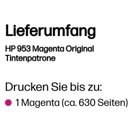 HP Tinta Magenta OfficeJet Pro 8710-8720-8730-8740 Cartucho Nº 953