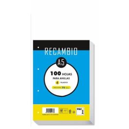 Pacsa Recambio 100H A5 70 gr 4x4 mm 4 Taladros Papel Extra Precio: 1.49999949. SKU: B1HR7KBAQF