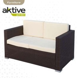 Conjunto de sofá (128x72 cm) + 2 sillones (71x72 cm) + mesa (80x50x32 cm) aktive Conjunto de sofá (128x72 cm) + 2 sillones (71x72 cm) + mesa (80x50x32 cm) aktive