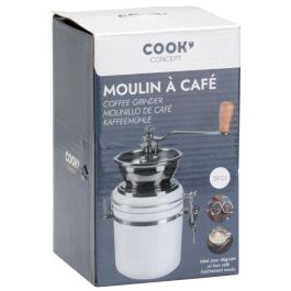 Cook Concept Molinillo de Café Barista, Estilo Retro, Capacidad 220 ml, Medidas 15,5x8,5x20 cm