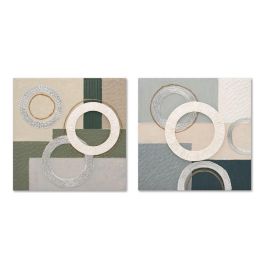 Cuadro Urban DKD Home Decor Verde Azul 3 x 80 x 80 cm (2 Unidades) Precio: 63.89000013. SKU: B15GEVCDZJ