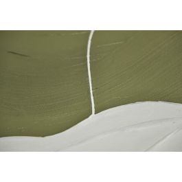 DKD Home Decor Cuadro Abstracto Verde Blanco 3 x 120 x 80 cm (2 Unidades)