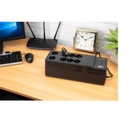 APC BE650G2-GR Sistema de Alimentación Ininterrumpida (UPS) 650VA 400W 8 Salidas AC Tipo F