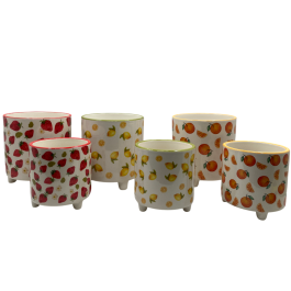 Macetero Tropical DKD Home Decor Blanco Multicolor 13.5 x 15 x 13.5 cm Set de 2 (12 Unidades) Precio: 95.78999969. SKU: B1EEVLAE3Z