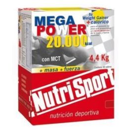 NUTRISPORT Megapower 20.000 Fresa 40 Sobres - Suplemento para Masa y Potencia Muscular con Proteínas y Carbohidratos Precio: 82.5. SKU: B19E33HQQL