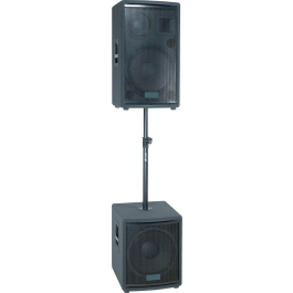 QUIKLOK Tubo Aluminio Montaje Subwoofer Ajustable (73 - 112 Cm)