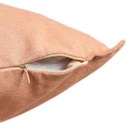 Cojín Rosa 85%Algodón-15%Lino Decoración 50 X 50 cm