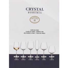 Bohemia Set 6 Copas de Vino Sira 360Cc