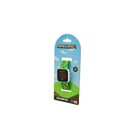 Reloj led minecraft con luz led y funciones 3,5cm Reloj led minecraft con luz led y funciones 3,5cm