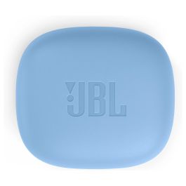 JBL Wave Flex Auriculares Bluetooth con Estuche de Carga, Autonomía 32h, Azules