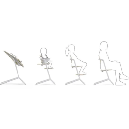 Cybex Gold Trona Lemo 2 Escalable y Ajustable Blanco Arena CYB1700871359604