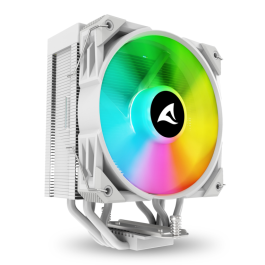 Sharkoon A40 RGB Refrigerador de aire para CPU 12 cm Blanco con Iluminación RGB Precio: 37.59000036. SKU: B1FTRDDMEQ