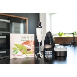 ESGE 99205 Batidora de Inmersión, 180W, 2 Velocidades, Cuchilla Desmontable, Negro/Blanco