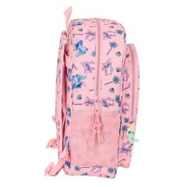 Safta Mochila - Mochila junior Stitch Beach, adaptable a carro, 32x38x12 cm