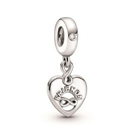 Abalorio Mujer Pandora FRIENDS FOREVER HEART Precio: 66.89000032. SKU: B1GVZ6C36W