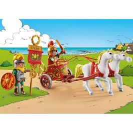 PLAYMOBIL 71543 Astérix: César con carro y caballos