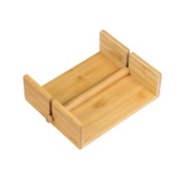 Quttin Servilletero de Bambú – Diseño Natural para Mesa – Medidas 18,8 cm Ancho x 7 cm Alto x 23,9 cm Largo (12 Unidades)