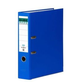 Elba Rado chic Archivador de palanca A4 cartón forrado, lomo 80 mm, 2 anillas 75 mm, azul Precio: 7.79000057. SKU: B17BS7VD9Y