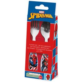 Marvel Spiderman Juego de Cubiertos 2 Piezas Elípticos Metálicos CZ11342 Acero Inoxidable Licencia Oficial Precio: 8.68999978. SKU: B1DTSMJ293