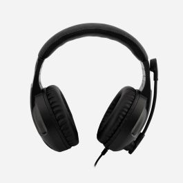 DeepGaming Auriculares con Micrófono DeepBlue G4, estéreo, iluminación azul, compatible PC/Consola, control volumen