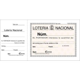 Talonario Catalan Loteria Dos Tintas Loan 10 unidades Precio: 8.59000054. SKU: B1CYNVCQFA