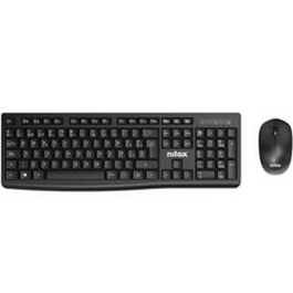 Teclado y Ratón Nilox NXKMWE012 Negro Qwerty Español Teclado y Ratón Nilox NXKMWE012 Negro Qwerty Español