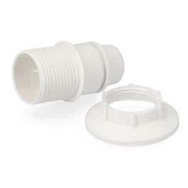 Solera Portalamparas semiroscado E14 blanco termoplástico Precio: 2.59000016. SKU: S7916897