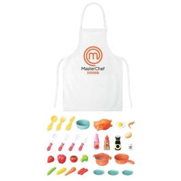 Famosa Cocina electrónica de Juguete MasterChef Jr con 31 accesorios, luces y sonidos, 61 cm alto - Ideal para niños +3 años Famosa Cocina electrónica de Juguete MasterChef Jr con 31 accesorios, luces y sonidos, 61 cm alto - Ideal para niños +3 años
