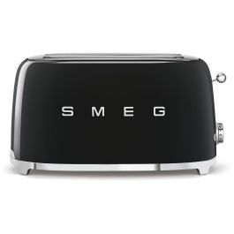 Smeg TSF02BLEU Tostador 4 Rebanadas Negro 1500W para un tostado óptimo con control de dorado y funciones de descongelar Precio: 214.79000037. SKU: S7601934