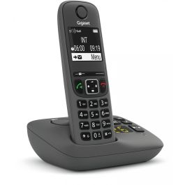 Gigaset AE690A - Teléfono Inalámbrico DECT/Analógico Antracita con Contestador Automático y Altavoz