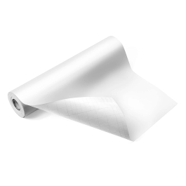 Liderpapel Rollo Adhesivo Blanco Brillo para Forrar Superficies, 0,45 x 20 mt, 100 micras Grosor