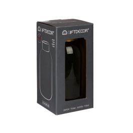 Giftdecor Jarron Cristal Liso Oro Pequeño Verde 11.5 x 24 x 11.5 cm (Set de 6)