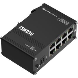 Teltonika TSW030 Switch Ethernet de 8 Puertos RJ45 10/100Mbps No Administrado Montaje Carril DIN