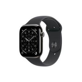 Apple Watch Series 11 GPS/Cellular 42mm Titanio Negro con Correa Deportiva Negra (S/M) MF84QL/A
