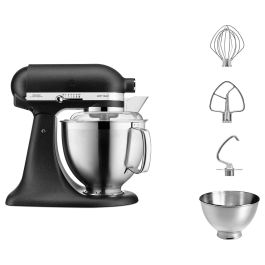 KitchenAid 5KSM185PSEBK Batidora de Varillas Artisan 4,8L, Negro Trufa