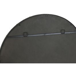 DKD Home Decor Espejo Moderno Negro Dorado 3.5 x 90 x 90 cm Hierro Cristal