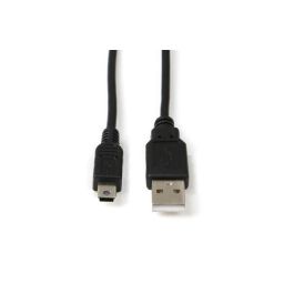 MicroConnect Cable USB 2.0 de 5m con Mini USB Tipo B 5 pines para discos duros, MP3, PC y hubs - 480 Mbps