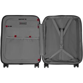 Wenger Maleta de Cabina Syntry con Compartimento para Portátil 14", 4 Ruedas Pivotantes, Negro/Gris, 36L