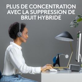 Logitech Auriculares Zone Wireless 2 UC Graphite 2.4GHZ/BT 981-001311 Inalámbrico Oficina/Centro de Llamadas