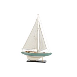 DKD Home Decor Barco Decorativo de Madera Maciza Verde Menta y Blanco, 62x42x9 cm, Desmontable Precio: 40.49999954. SKU: S3042276