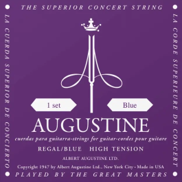 AUGUSTINE Juego Clásica Nylon Crystal Entorchado Plata - Tensión Alta Cuerdas para Guitarra Clásica Precio: 14.49999991. SKU: B1FYVNW8SY